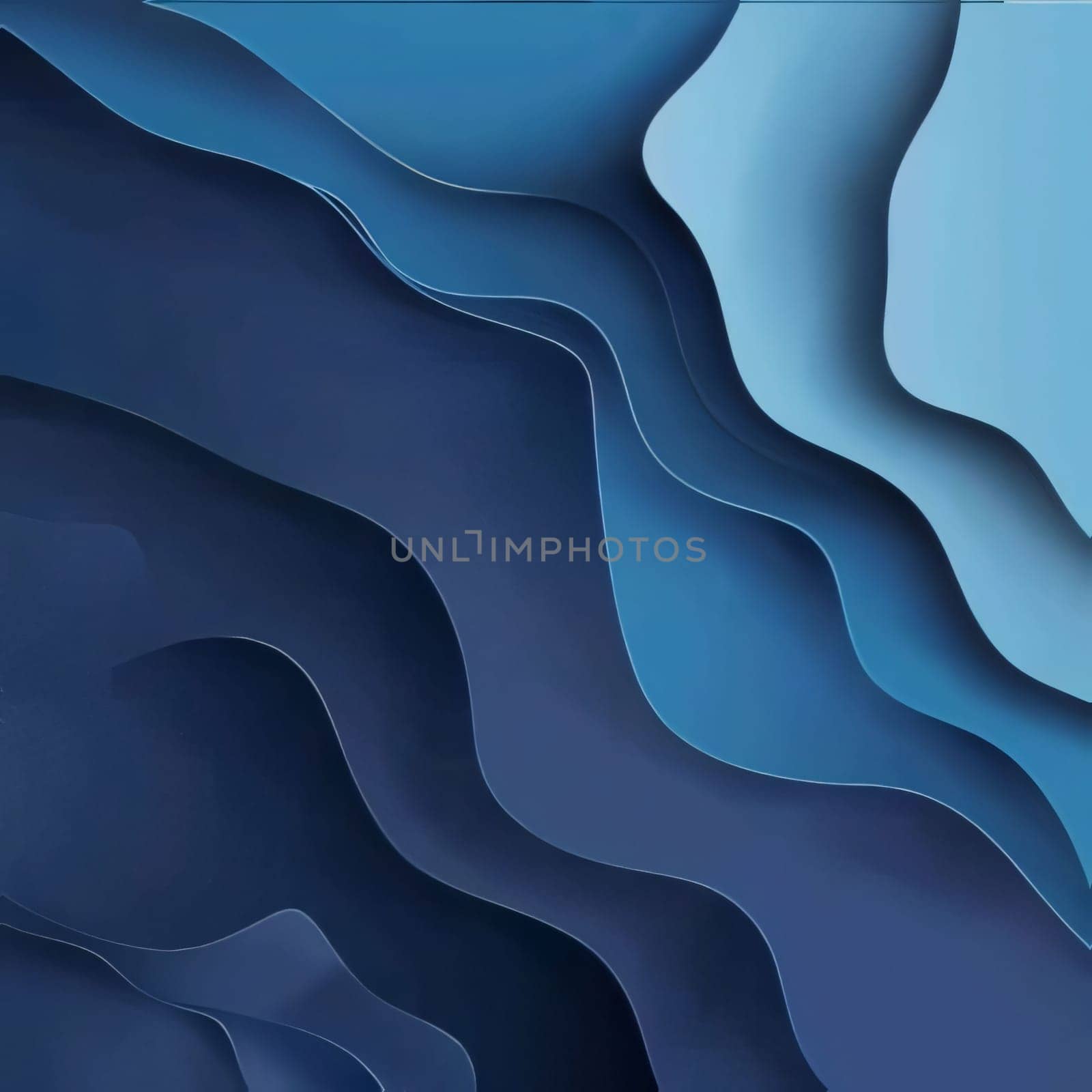 Abstract background design: Abstract blue paper cut background. 3d vector illustration for your design