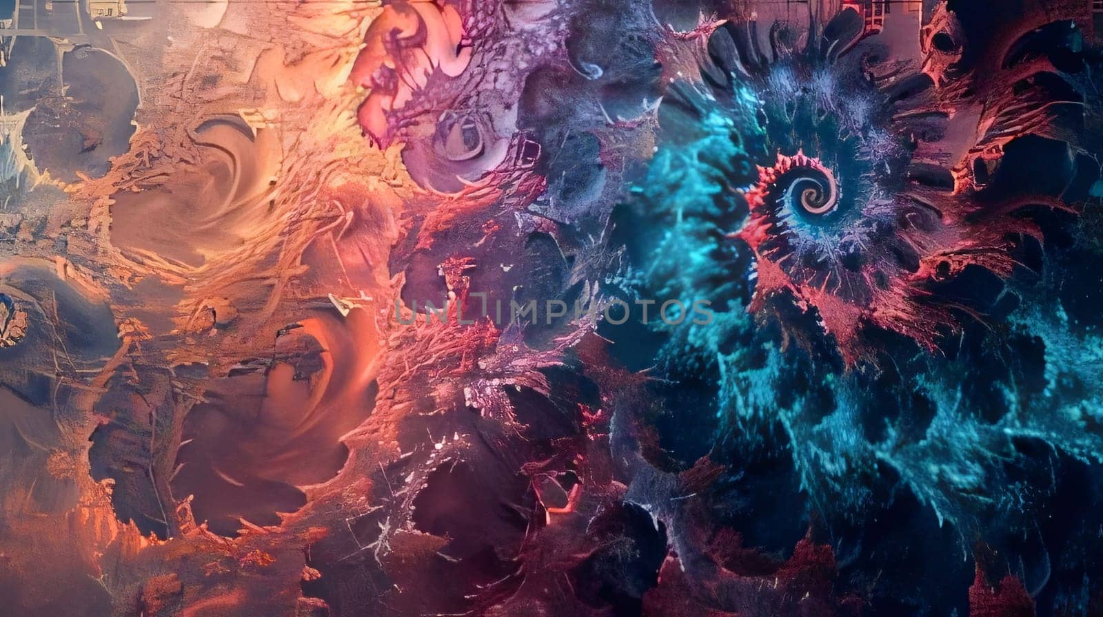 3d abstract computer generated fractal design.Fractal is never-ending pattern.Fractals are infinitely complex patterns that are self-similar across different scales by ThemesS