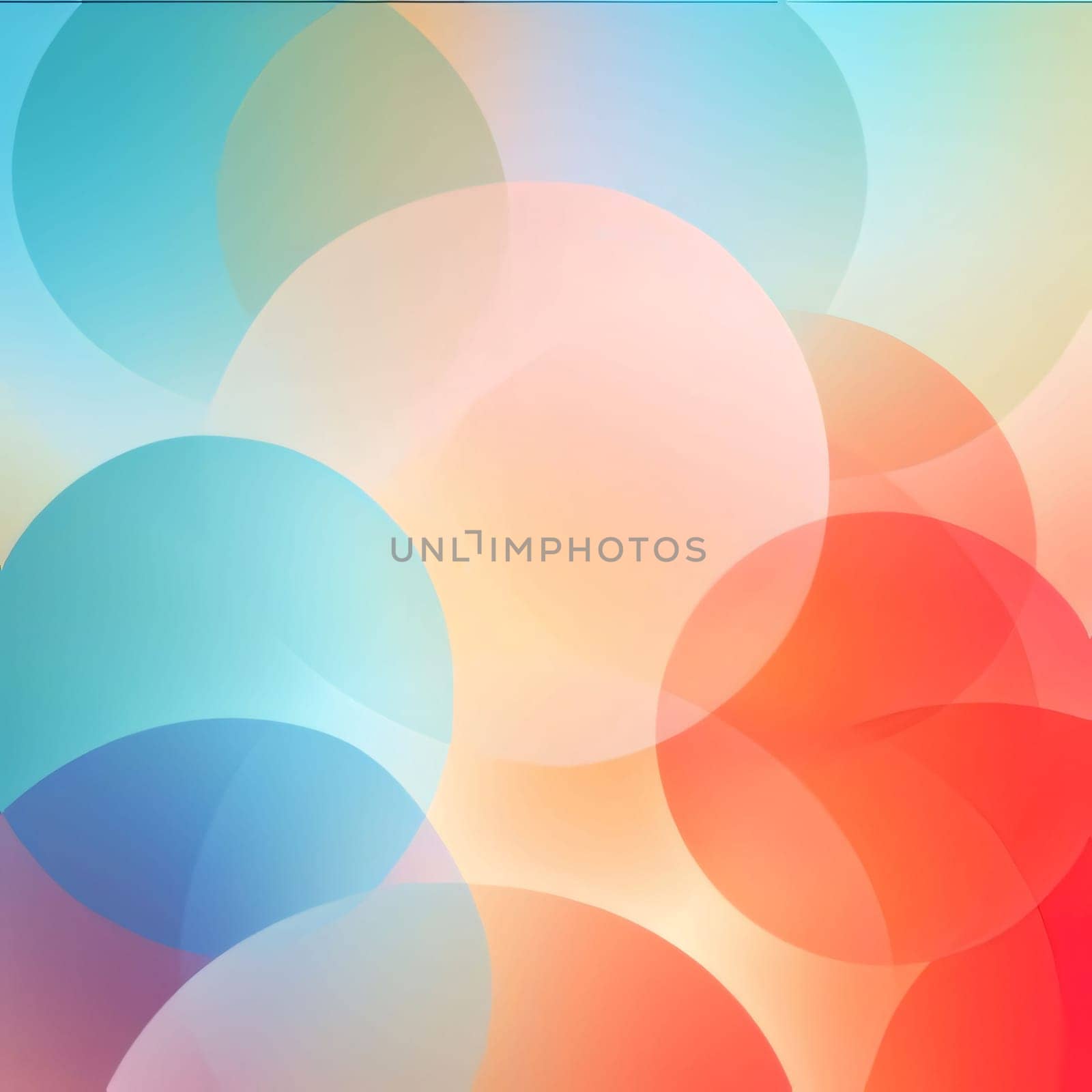 Abstract background with colorful circles. Vector illustration for your graphic design. by ThemesS