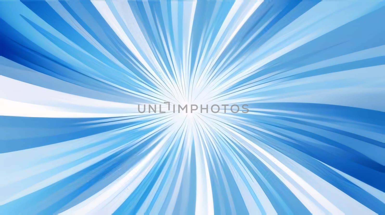 Abstract blue background with radial rays. Vector illustration for your design. by ThemesS