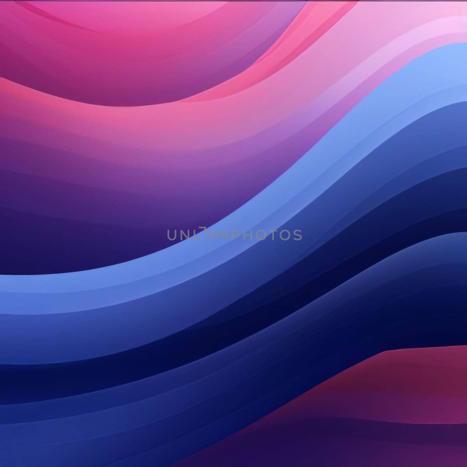 Abstract background design: abstract background with smooth wavy lines in pink and blue colors