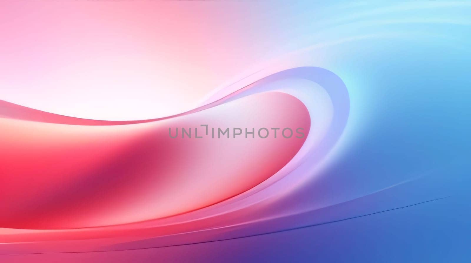 abstract background with smooth lines in blue and pink colors for design by ThemesS