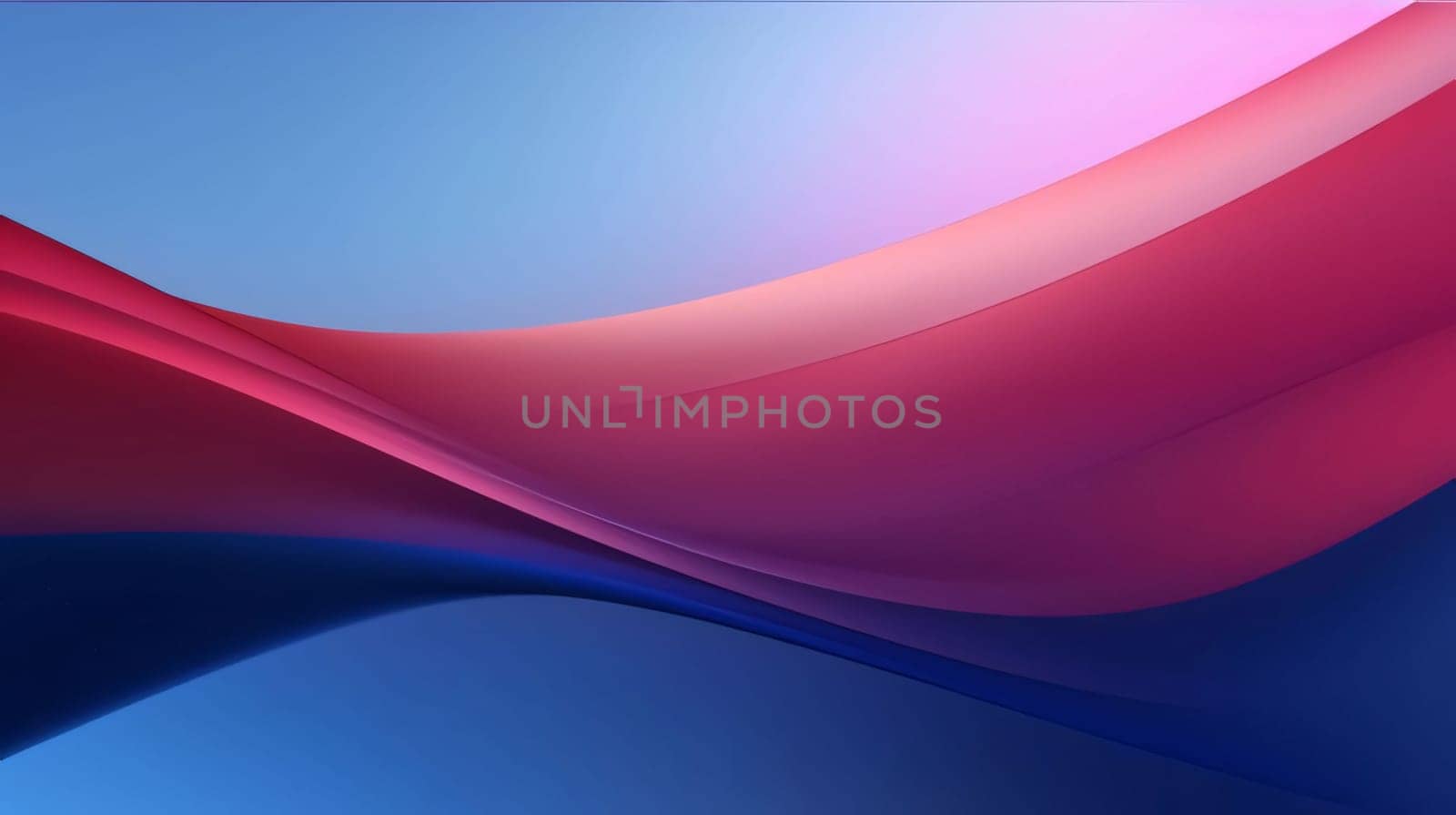 abstract background with red and blue curved lines, 3d render by ThemesS