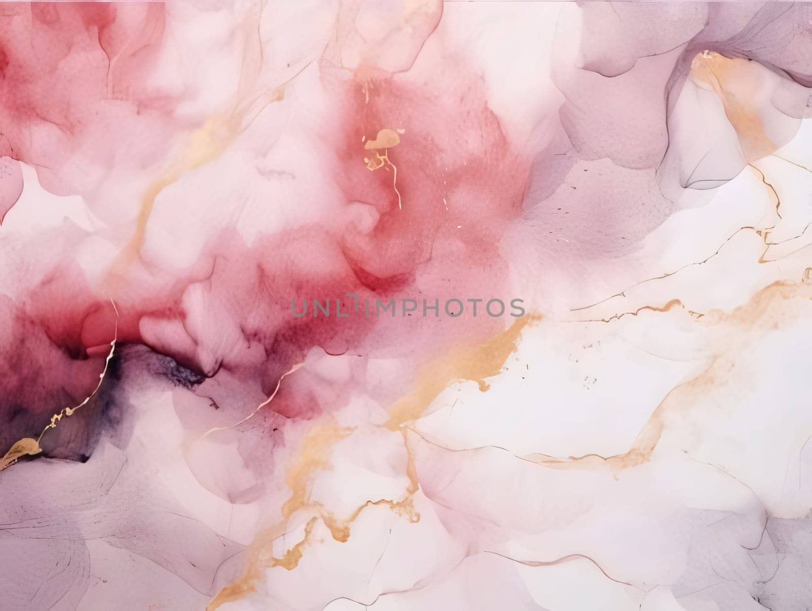 abstract background with alcohol ink painting in the style of watercolor by ThemesS