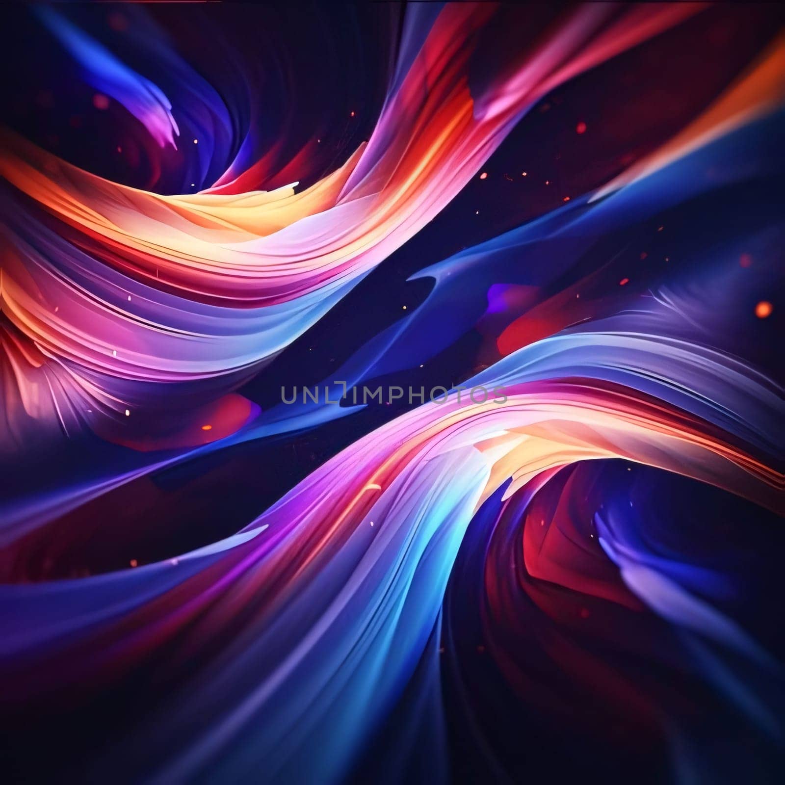 Colorful abstract background. 3d rendering, 3d illustration. by ThemesS