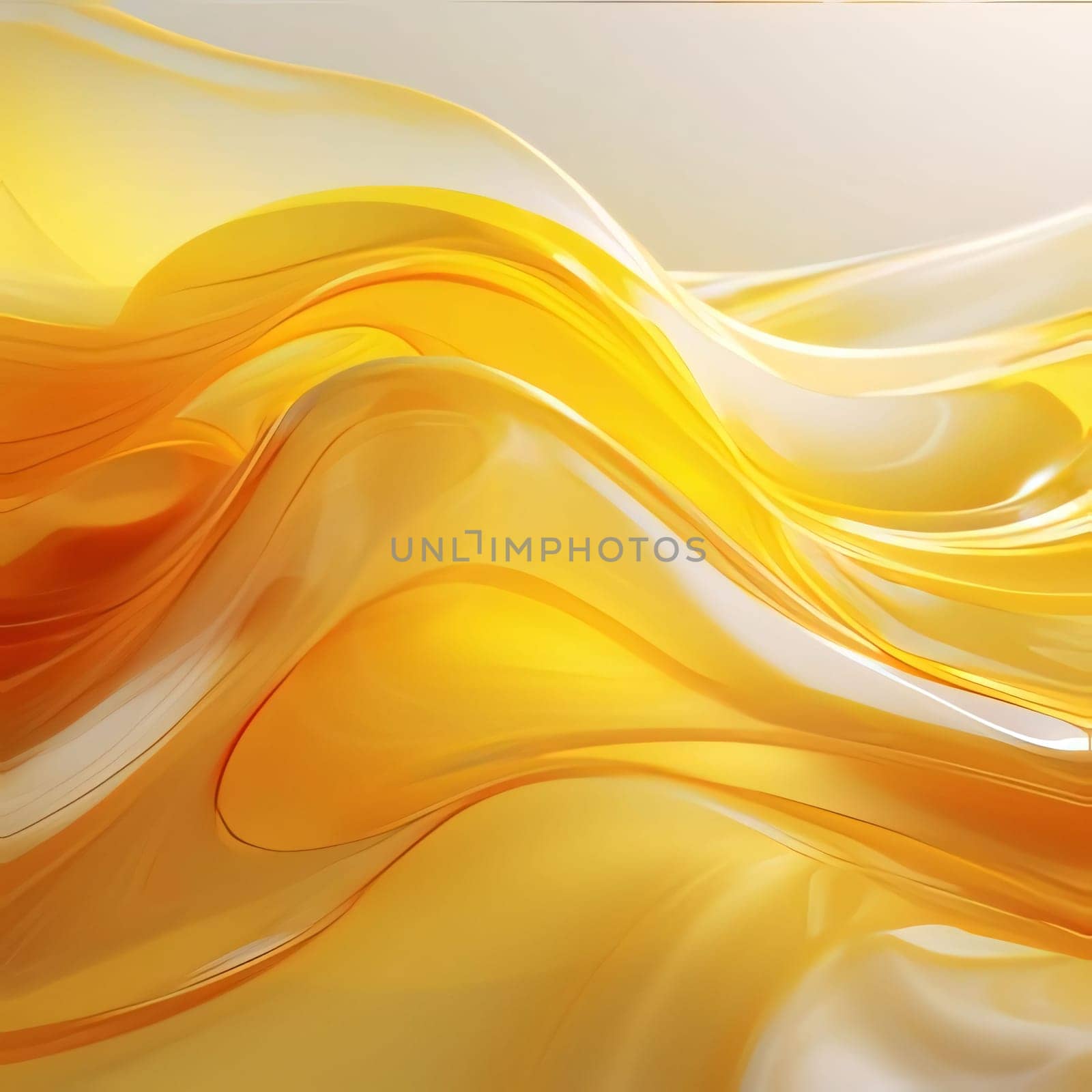 abstract background with smooth lines in yellow and orange colors for design by ThemesS
