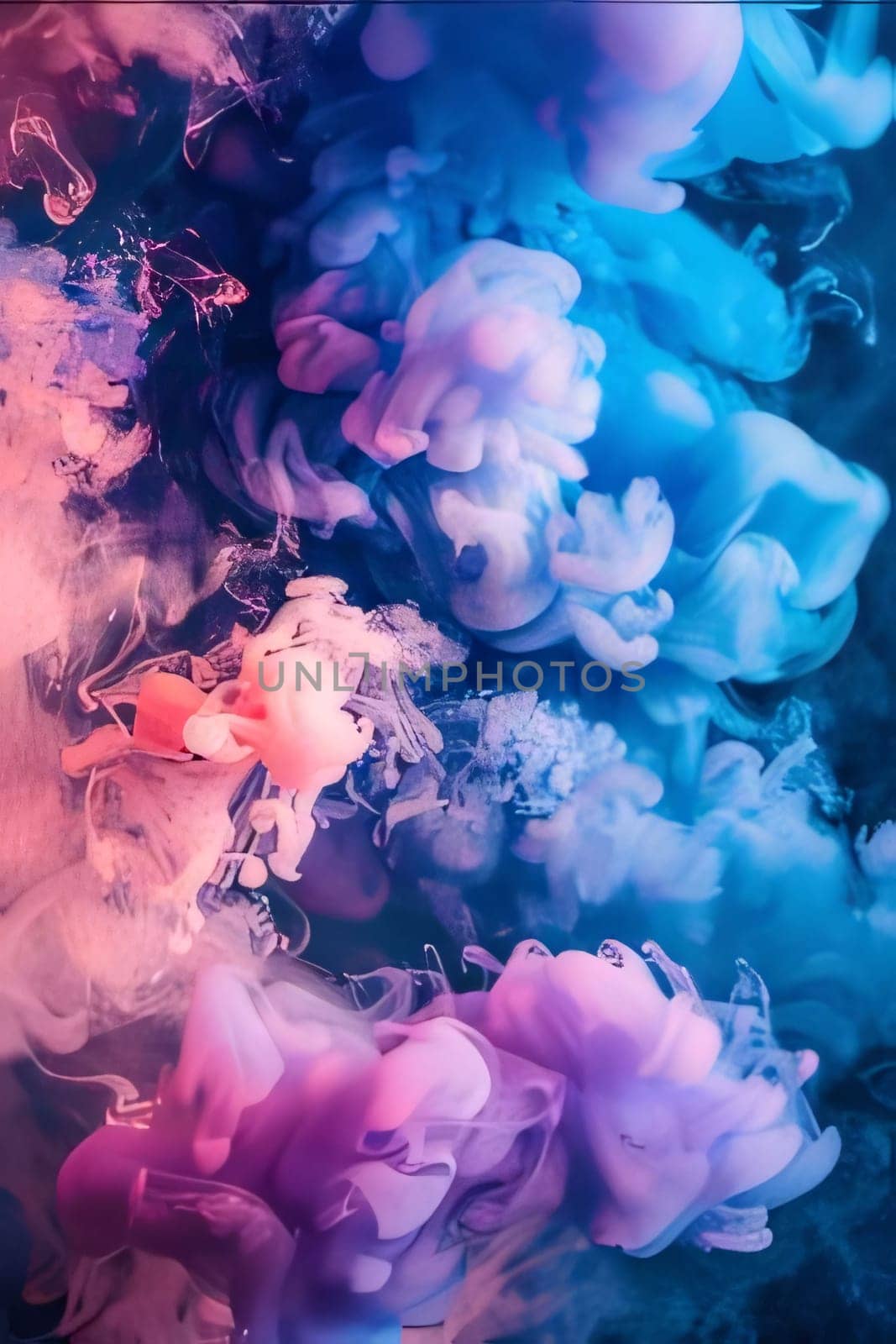 Colorful ink in water. Abstract background. Artistic picture. by ThemesS