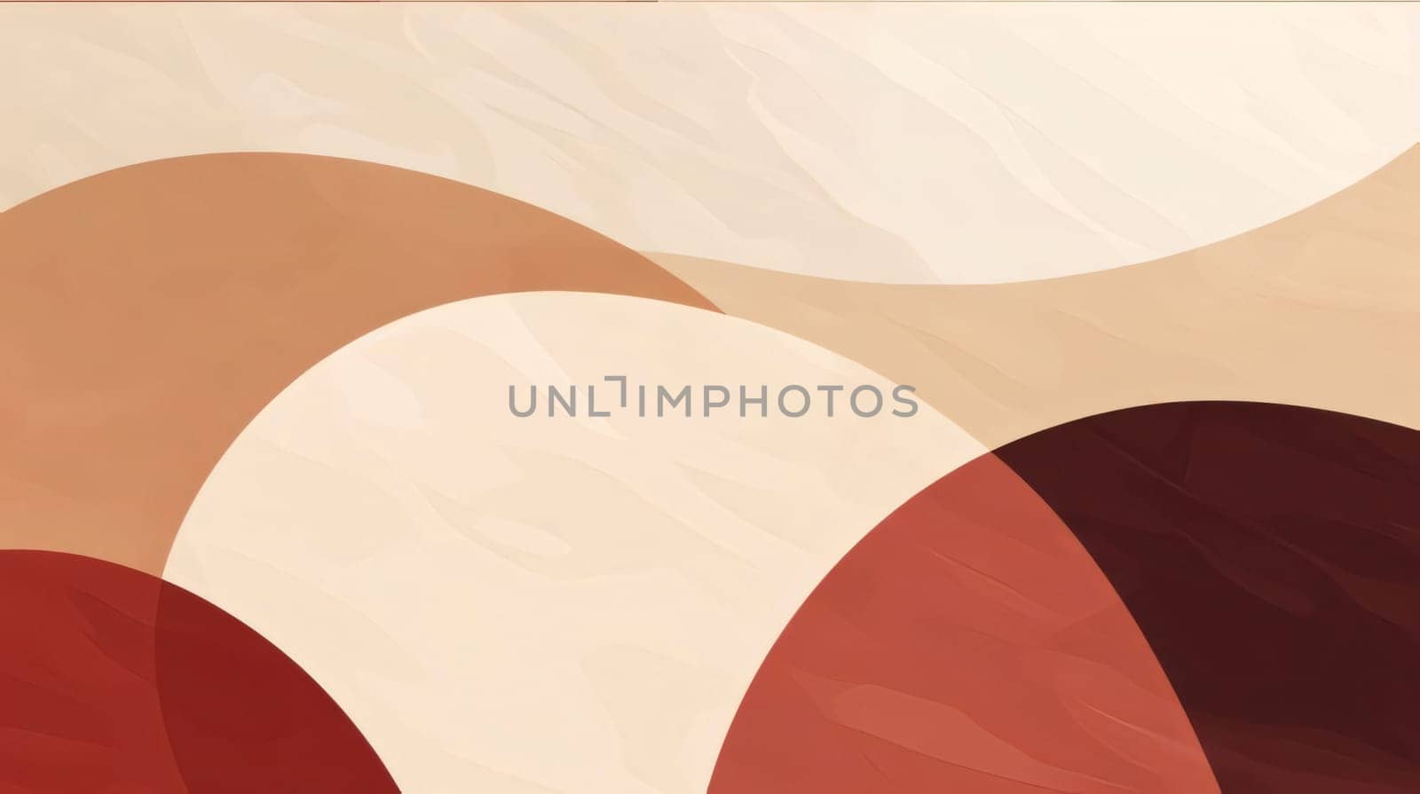 abstract background with brown, beige and red circles. vector illustration by ThemesS