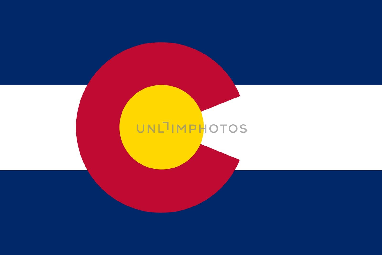 A Colorado State Flag background illustration