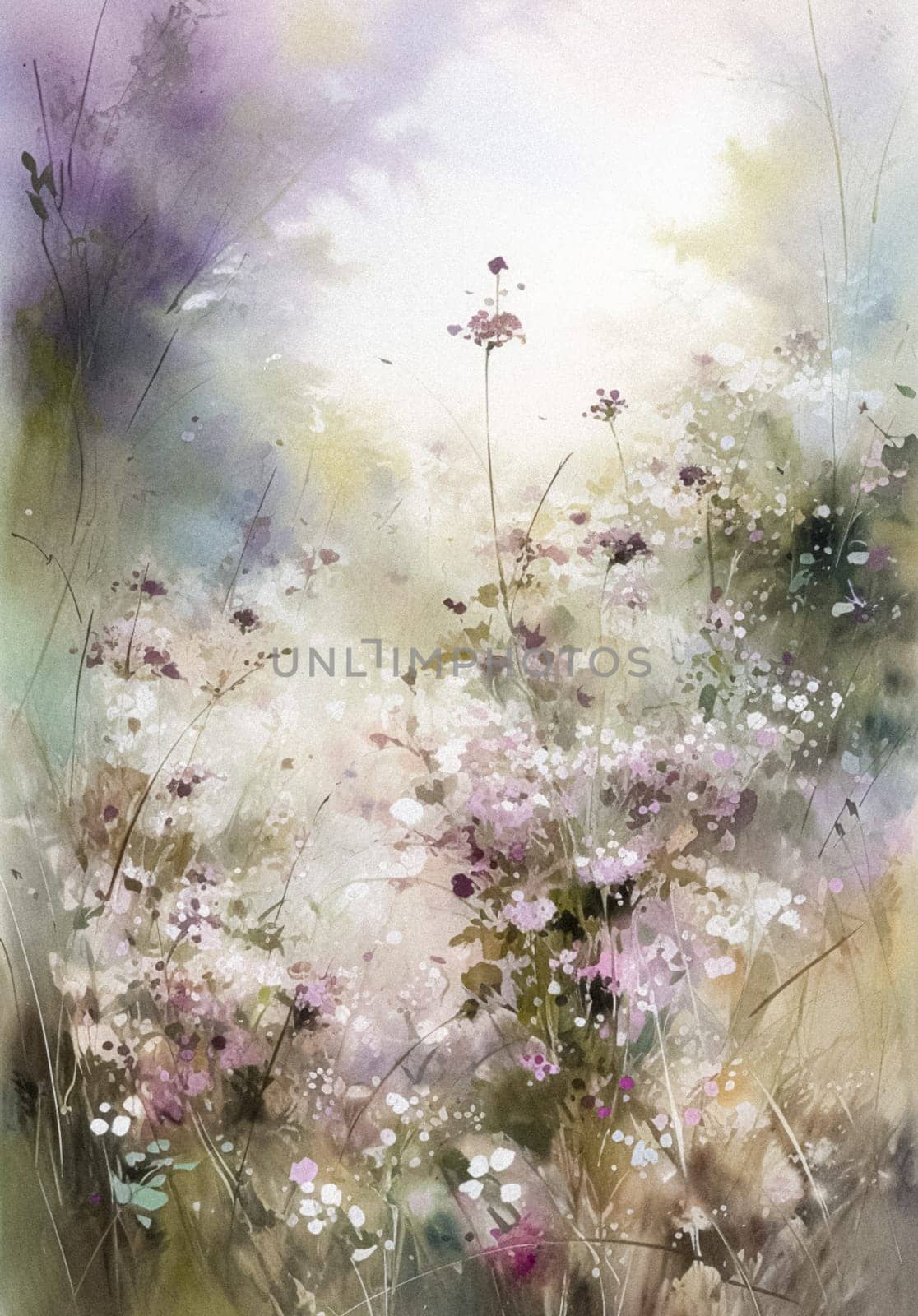 Oil fine art, romantic flowers in soft pastel colours, evoking a sense of tranquility and natural floral beauty, printable art design by Anneleven