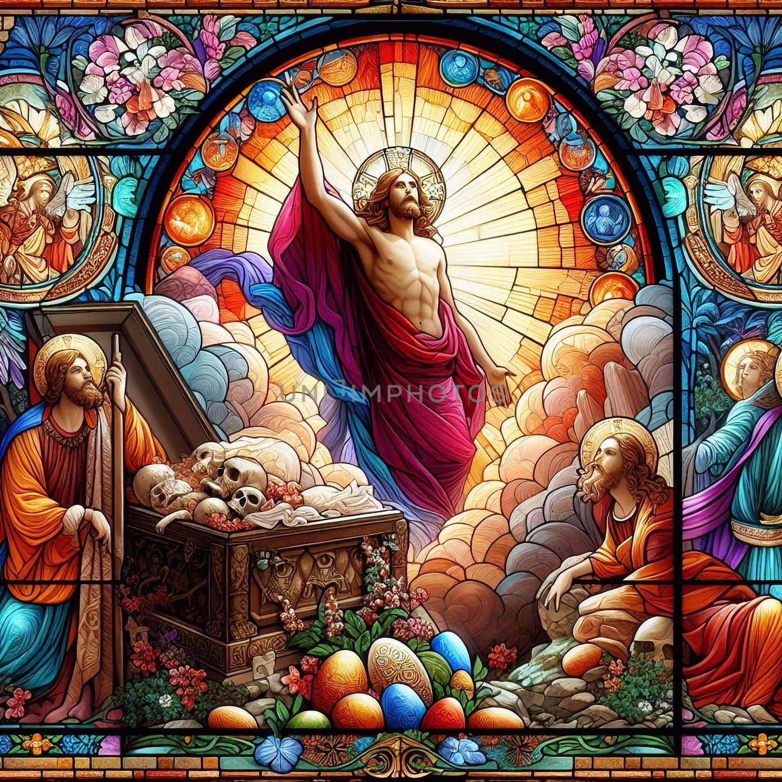 Christian Easter Jesus Christ is risen by architectphd
