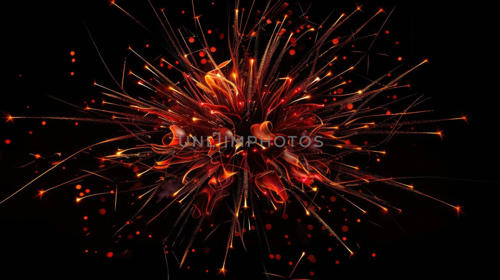 Abstract representation of colorful fireworks symbolizing celebration. AIG50
