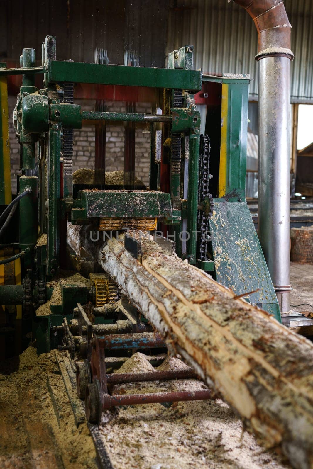 Image of timber machining at sawmill by rivertime
