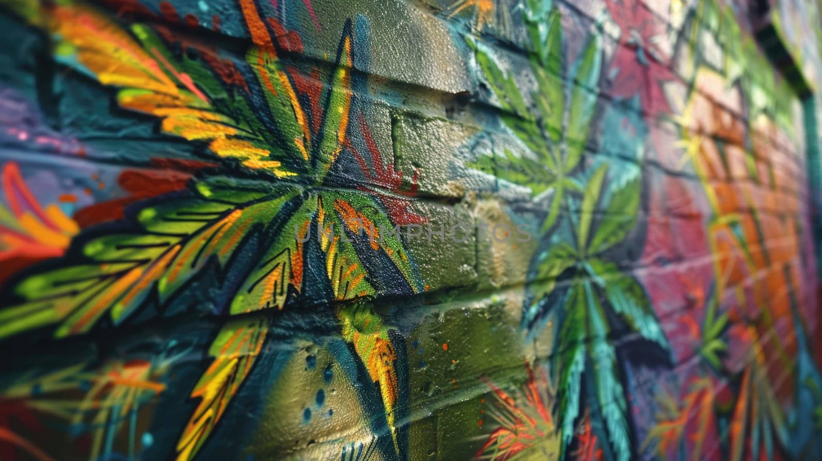 Street graffiti in support of legalization by natali_brill