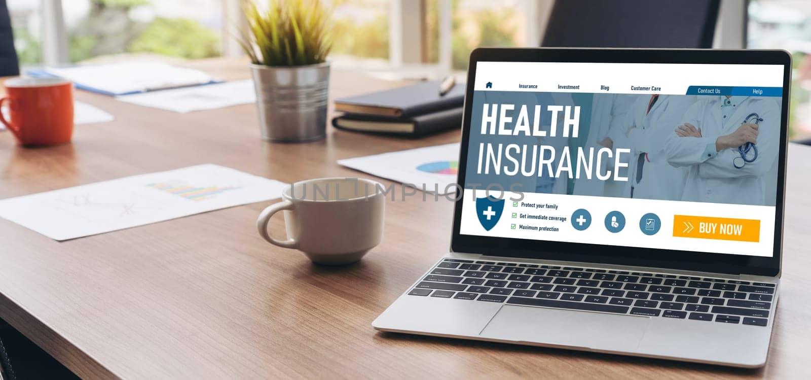 Health insurance web site modish registration system for easy form filling