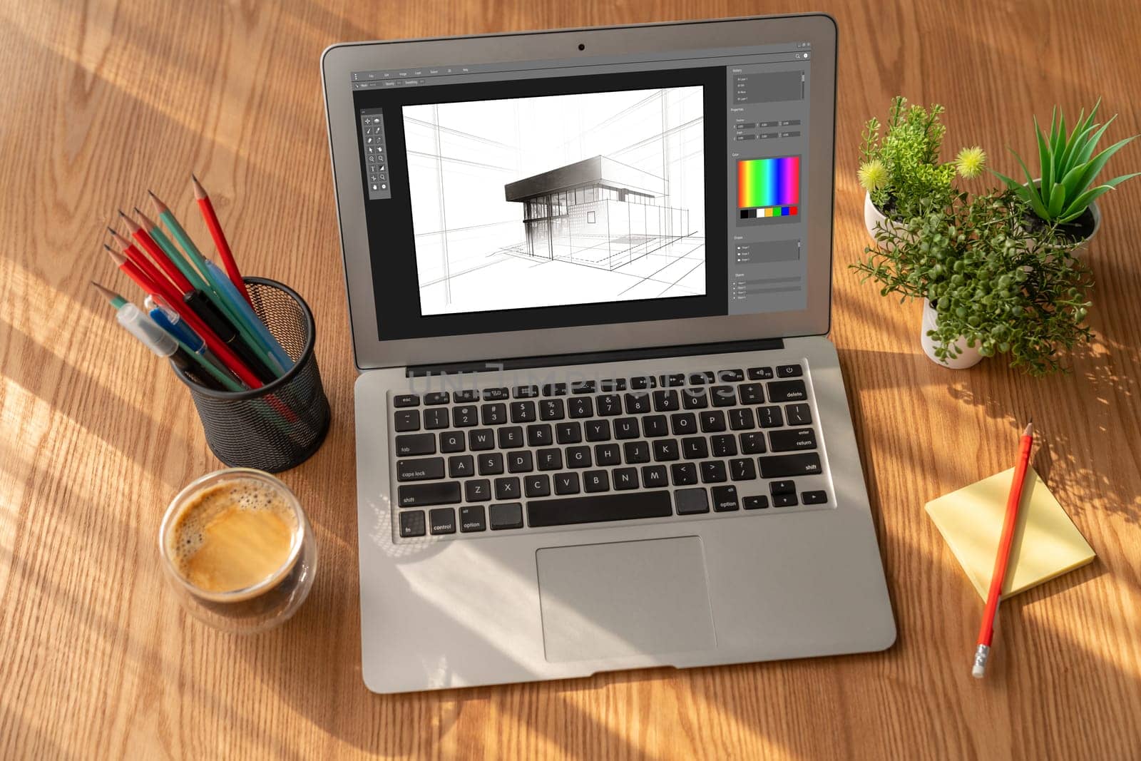 Architectural design modish software application for architect business and professional designer