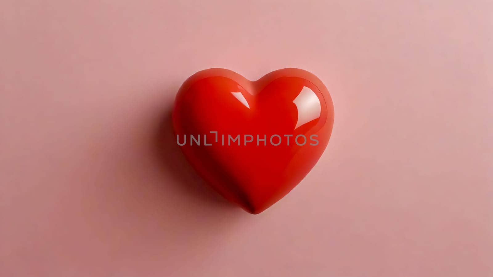 Shape of red hearts with pink background for card creation by antoksena