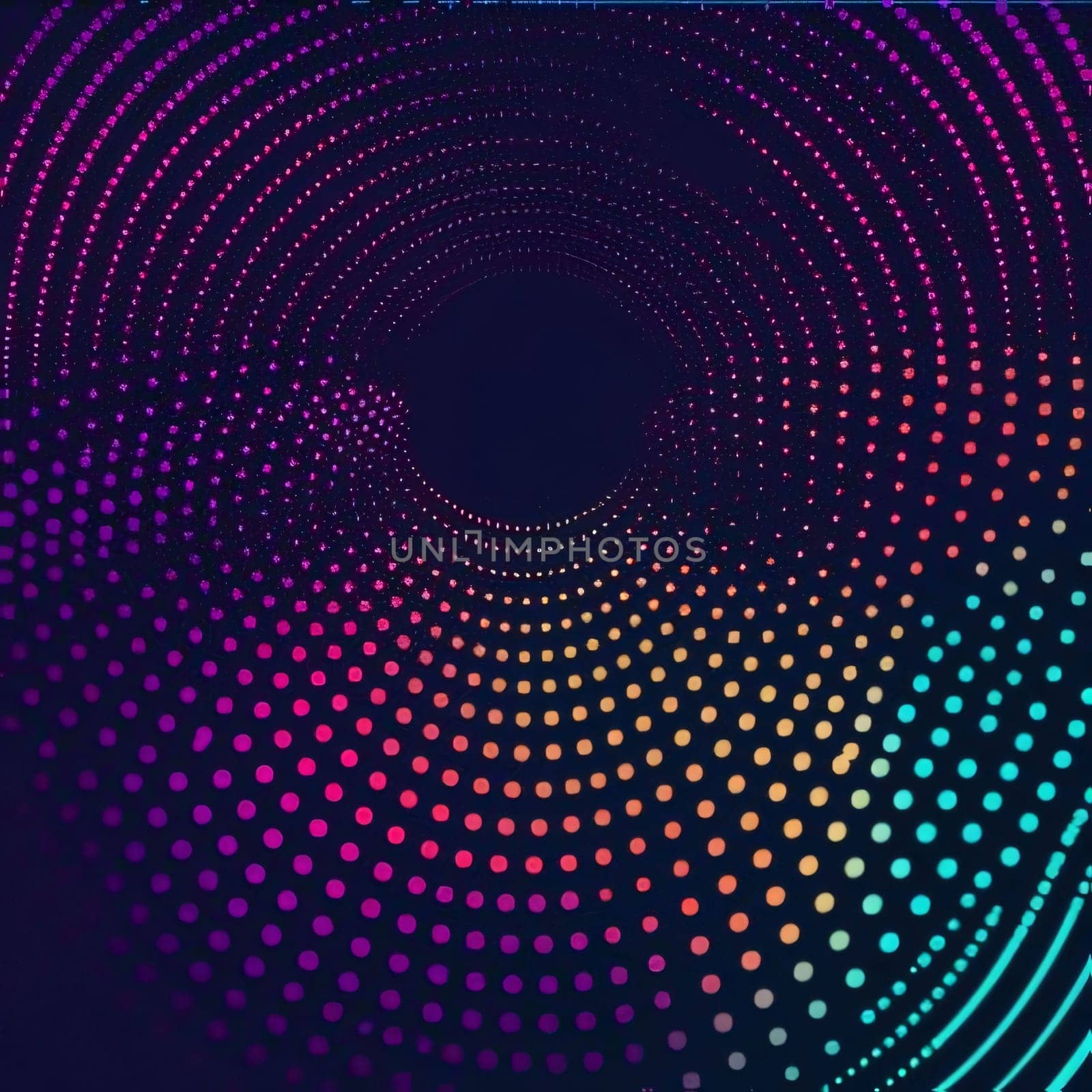 abstract background with halftone dots in purple and blue colors by ThemesS