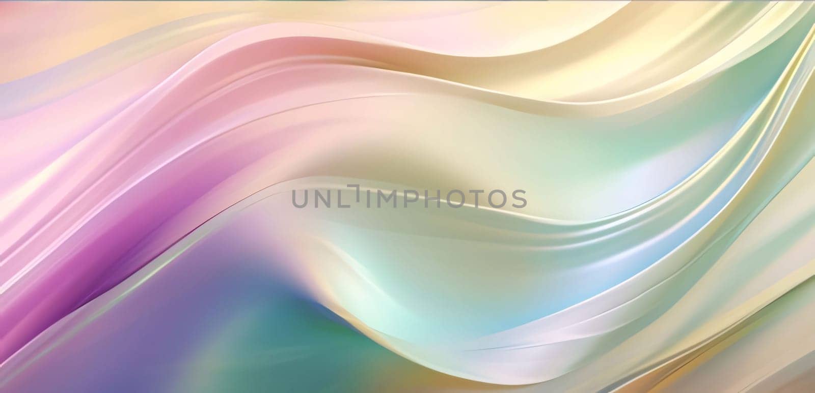 Abstract background design: abstract background with smooth lines in blue, pink and yellow colors