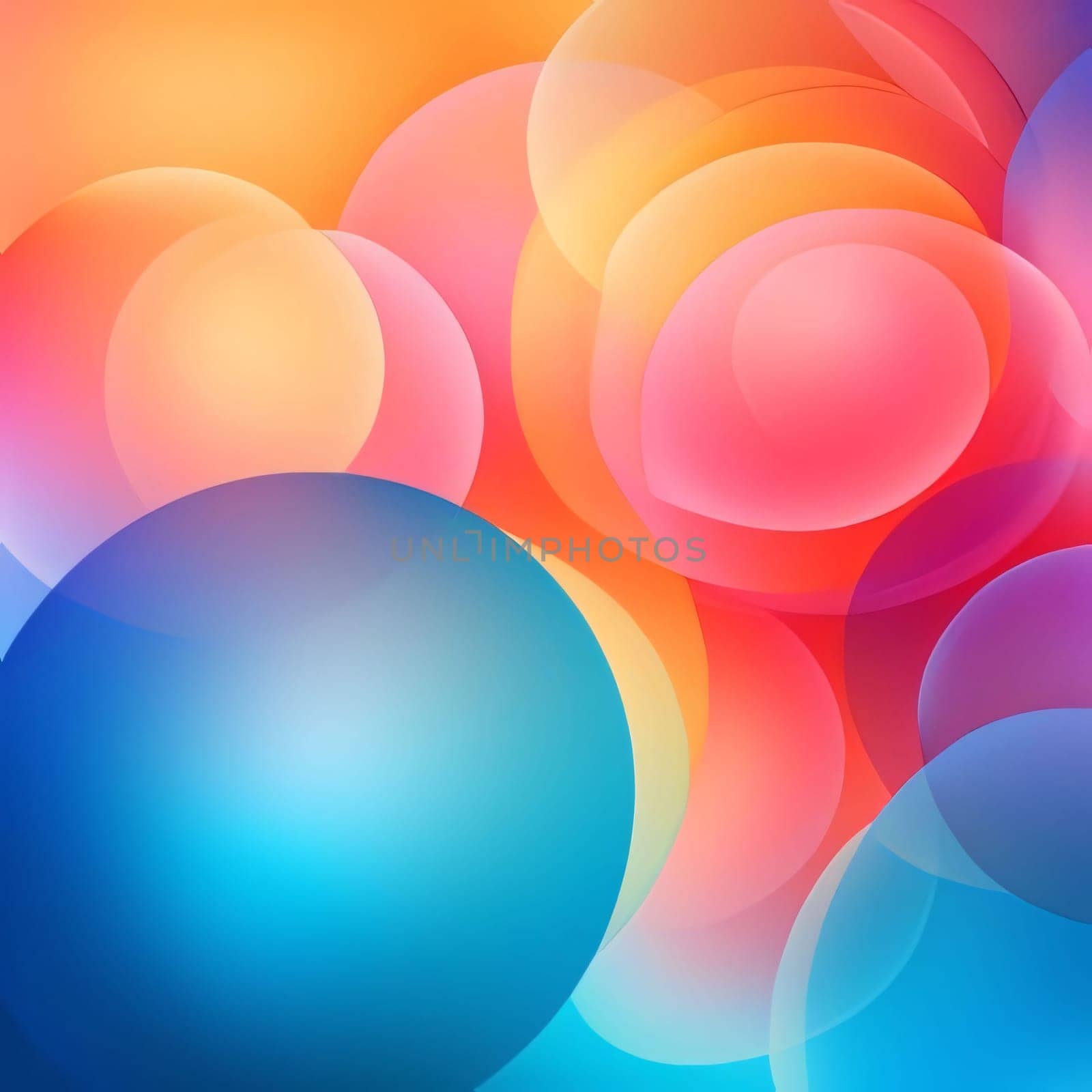 Abstract background design: Abstract background with multicolored circles. Vector illustration. Eps 10