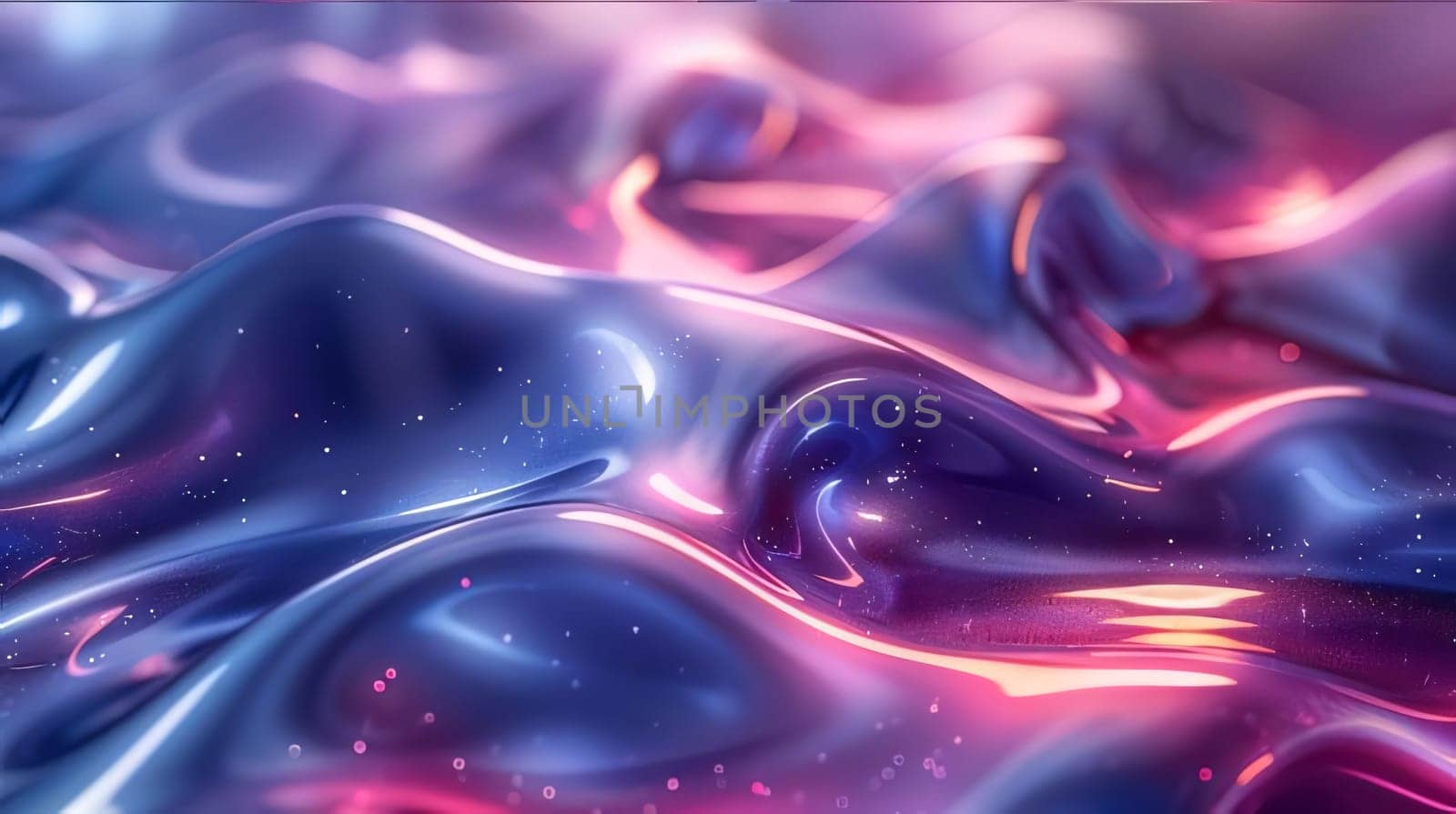 3d render, abstract background with blue and pink waves, 3d illustration by ThemesS