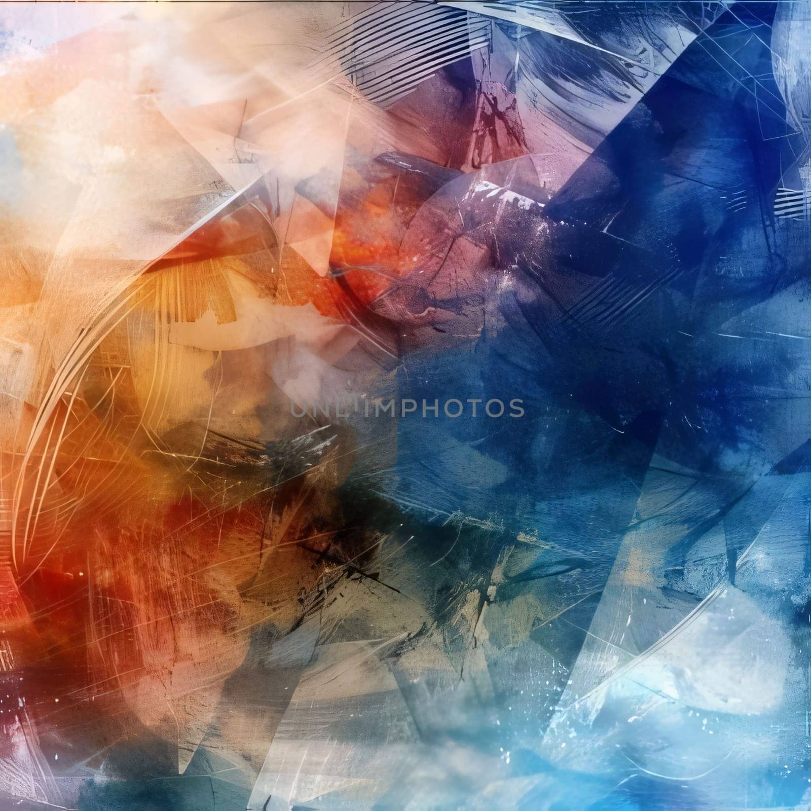 Abstract watercolor background. Digital art painting. 3d rendering. by ThemesS