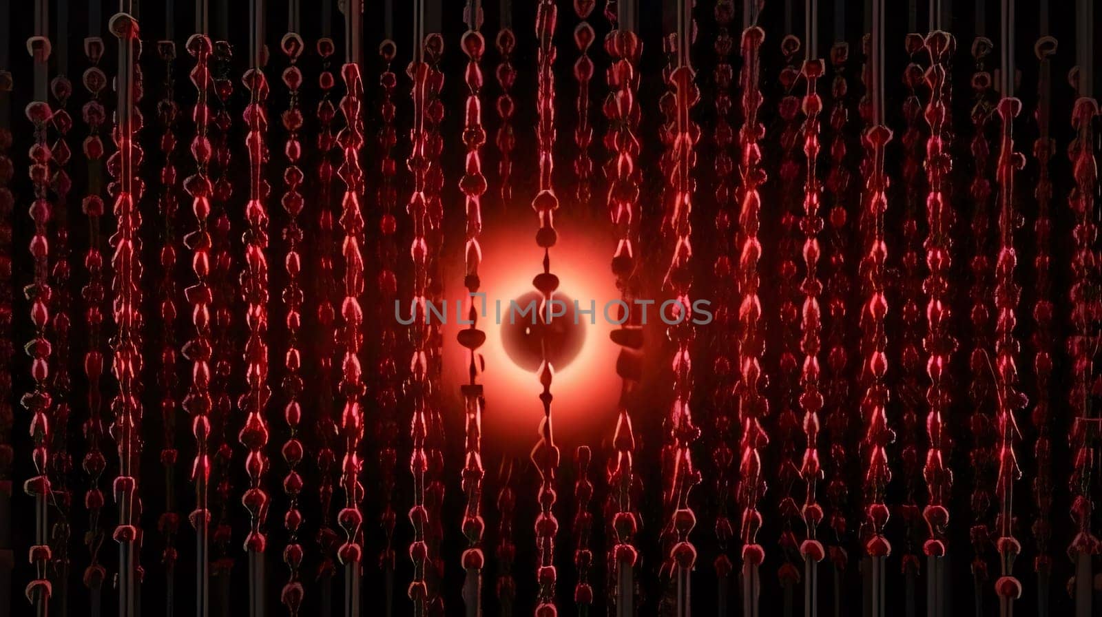 Abstract 3D rendering of a human eye in the form of binary code. by ThemesS