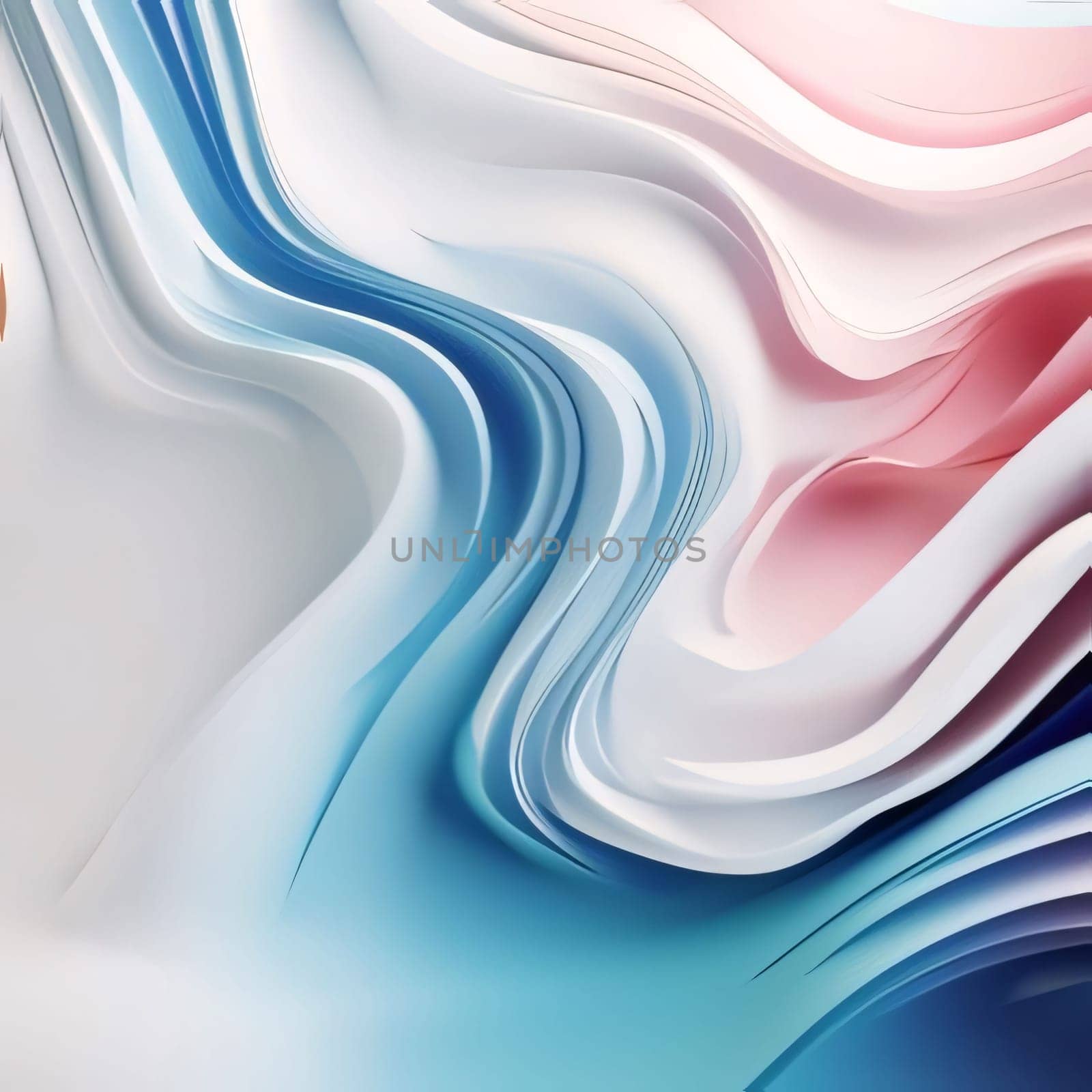 Abstract background design: abstract colorful background with smooth lines in blue, pink and white colors