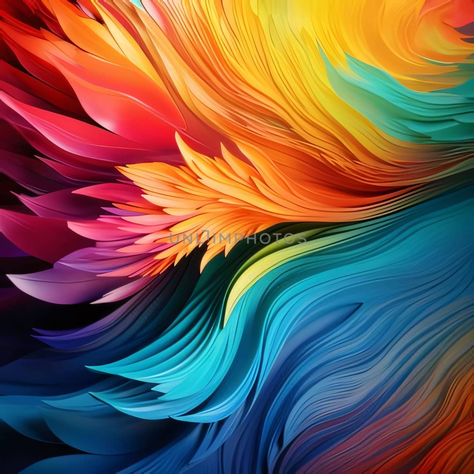 Abstract coloring background of the gradient with visual wave,twirl and lighting effects by ThemesS