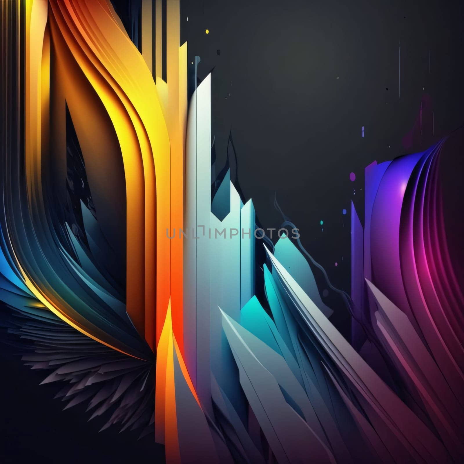 Abstract colorful background. Vector illustration. eps 10. Gradient mesh. by ThemesS