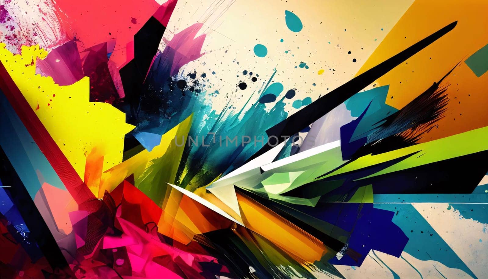 abstract colorful background. 3d rendering, 3d illustration. by ThemesS