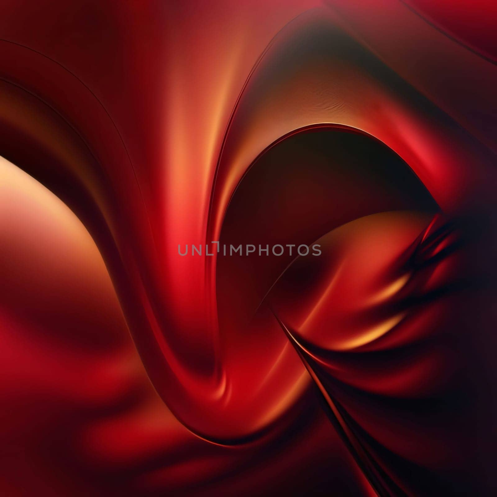 abstract background with smooth lines in red and black colors, computer generated images by ThemesS