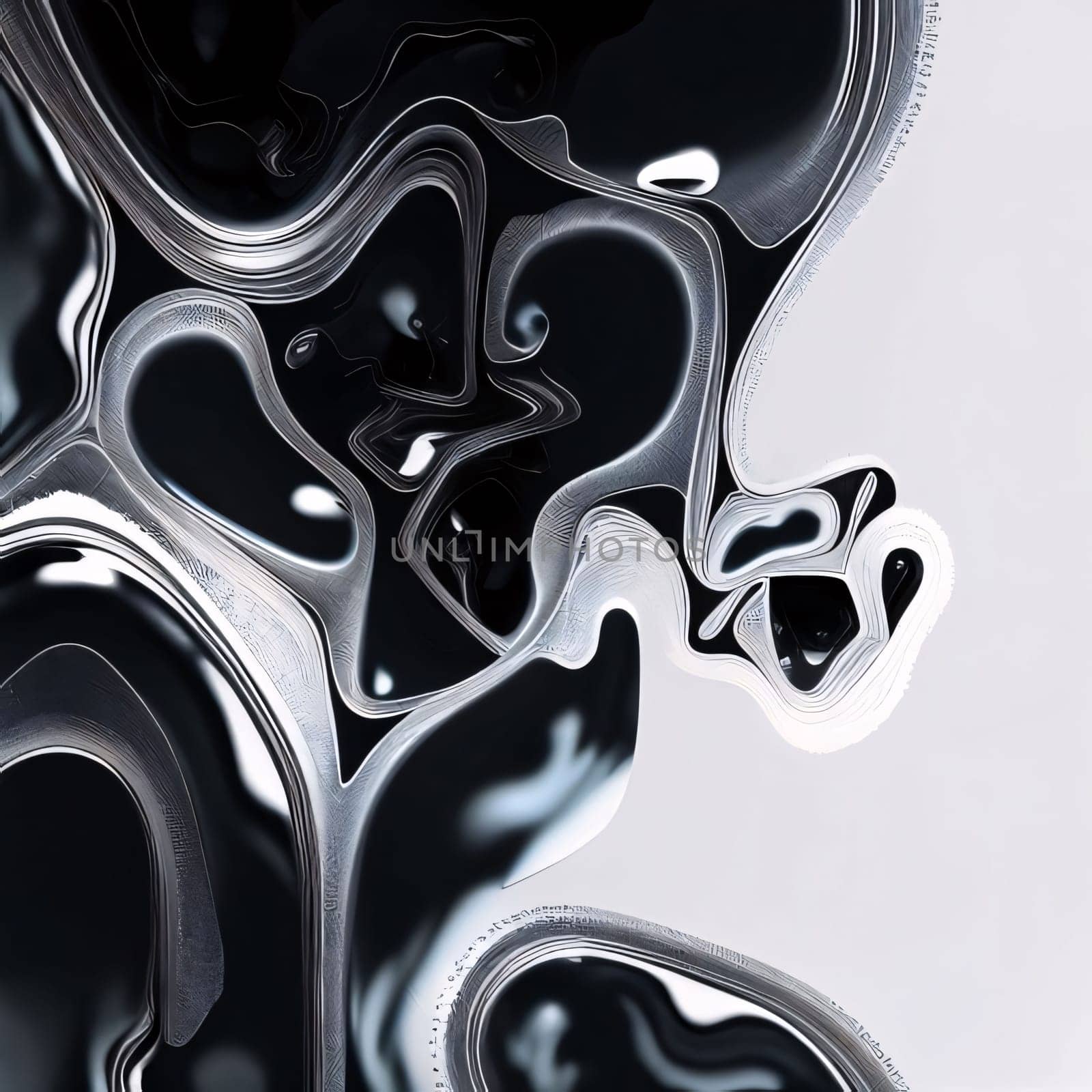 Abstract background design: Black and white abstract background. Computer generated 3D photo rendering.