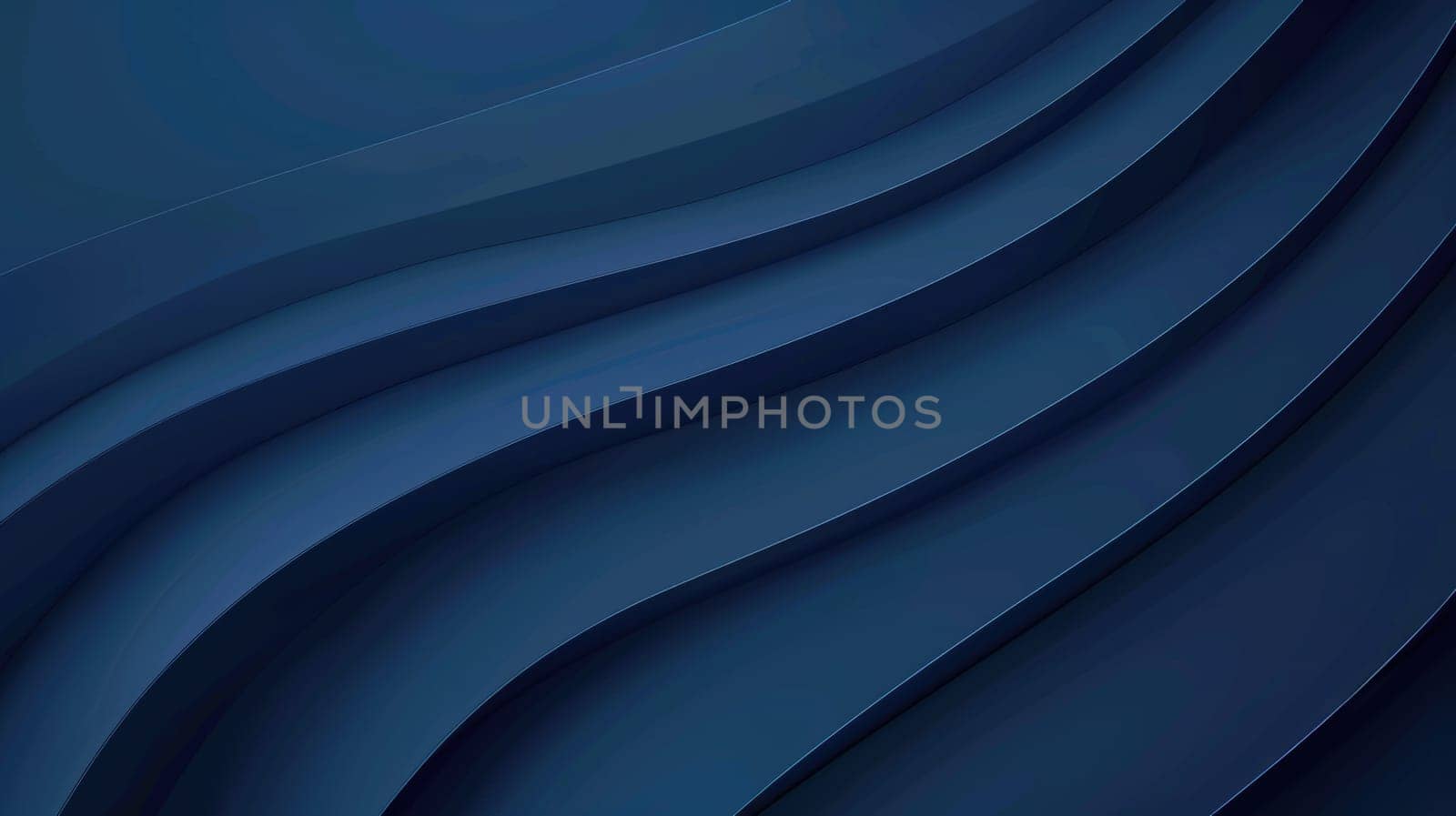 Blue abstract background with smooth waves AIG51A.