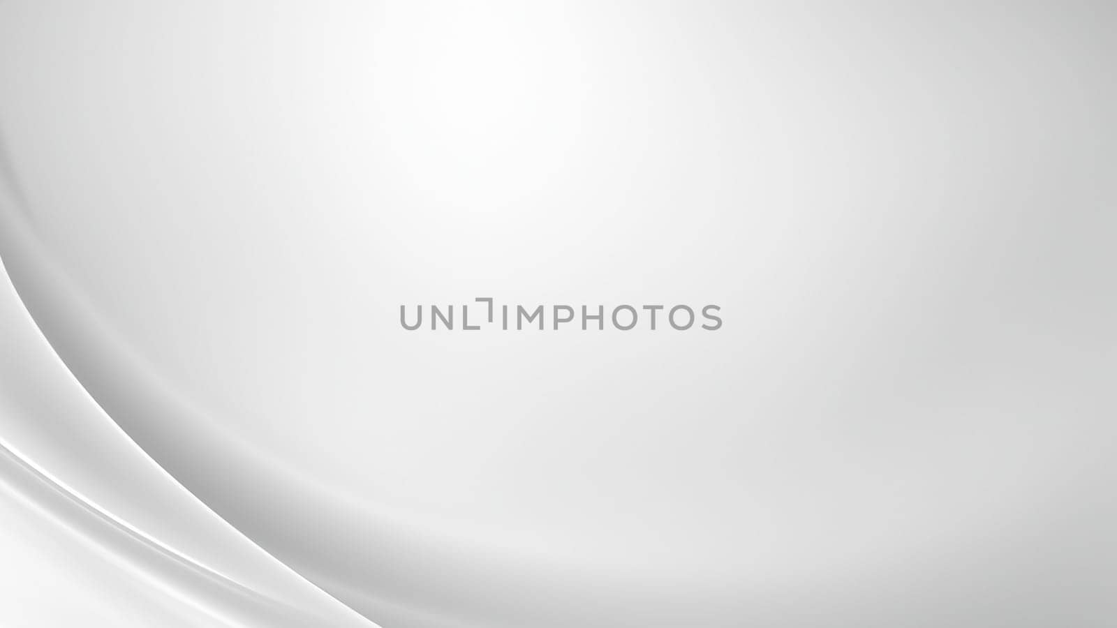 White Abstract Background Elegant Curved Lines