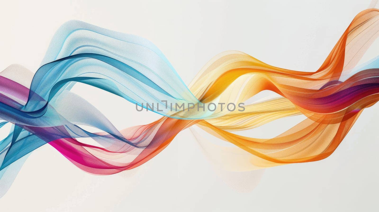 Colorful abstract waves AIG51A.