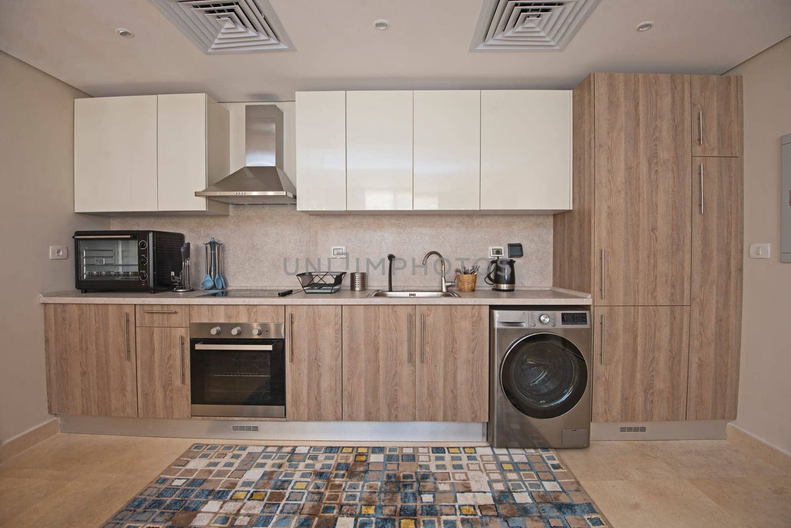 Modern kitchen in a luxury apartment by paulvinten
