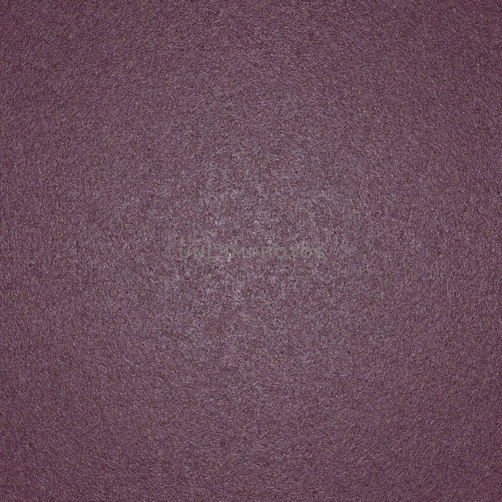 The background texture is purple with a rough glossy surface