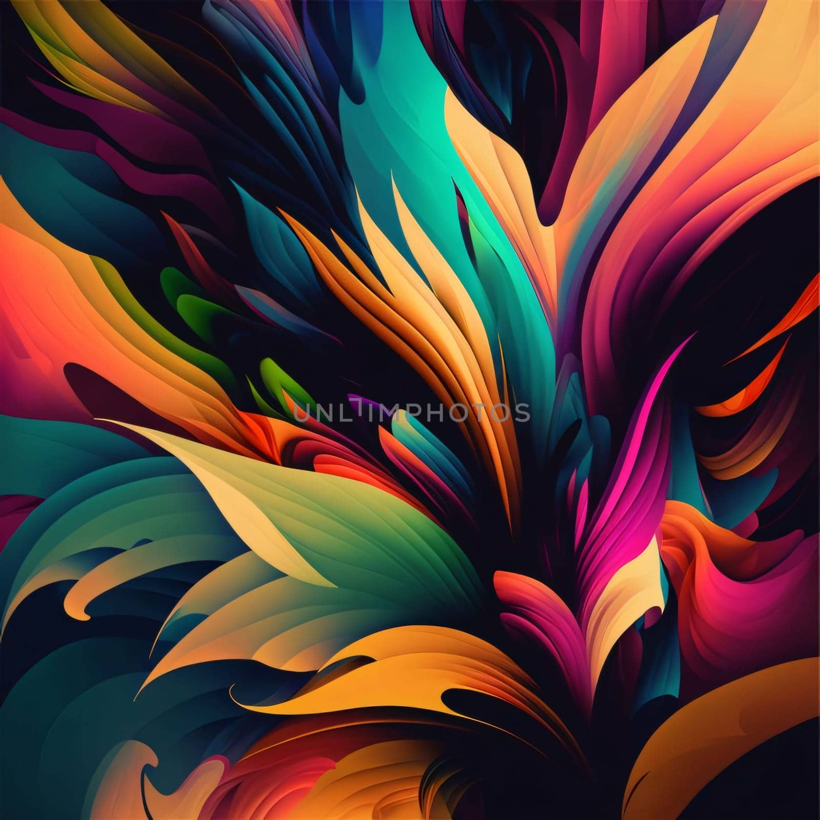 Abstract background design: Abstract colorful background with swirls. Vector illustration. Eps 10.
