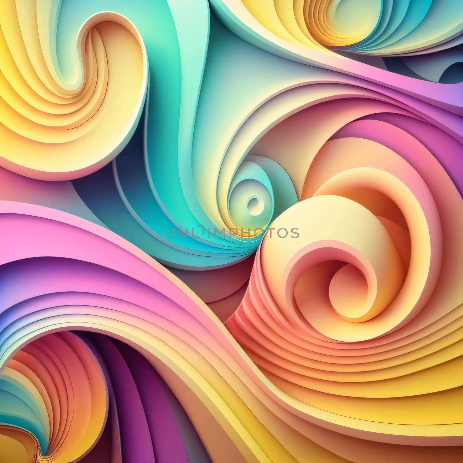 Abstract background design: abstract colorful background. 3d rendering, 3d illustration.