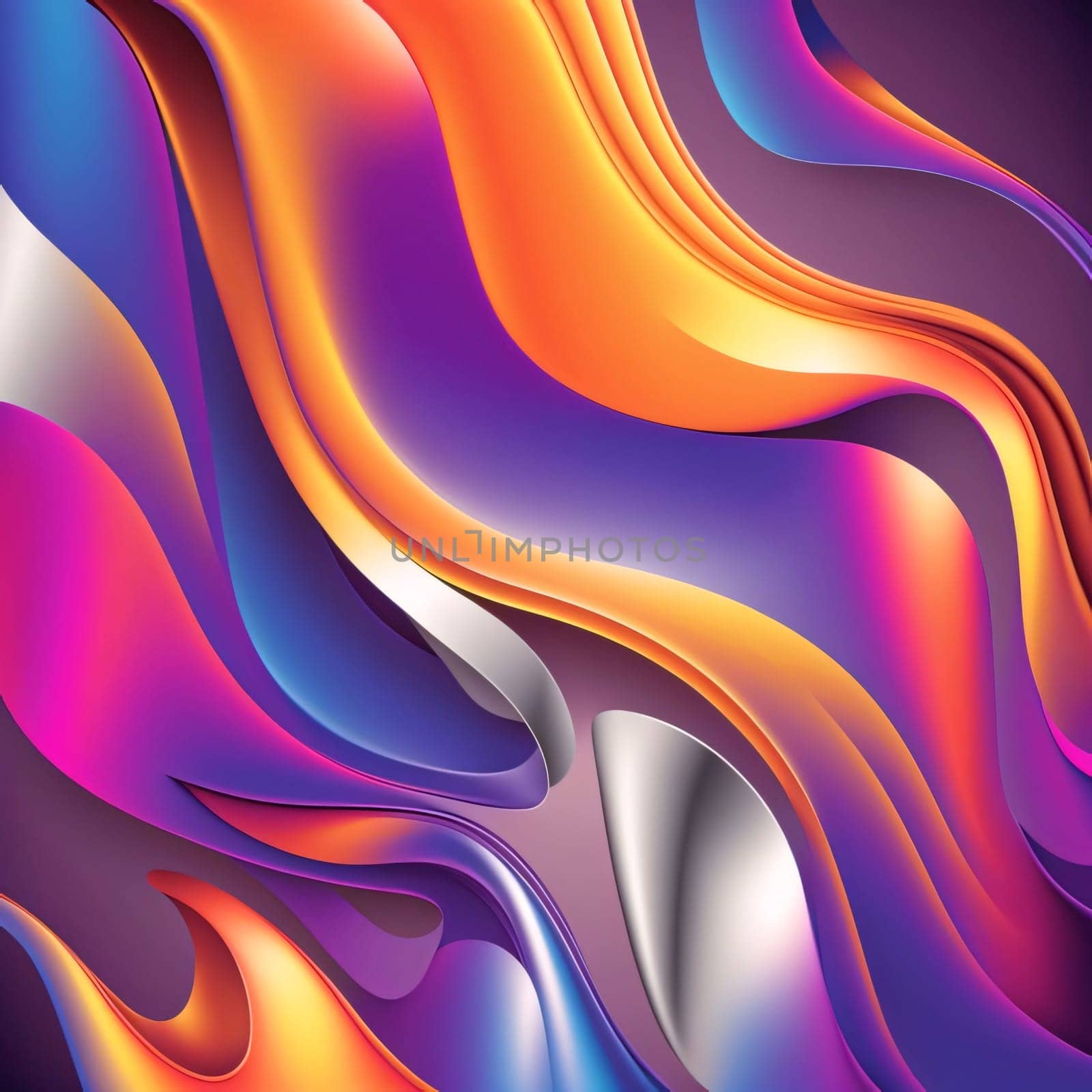 Abstract background design: Colorful abstract background with wavy lines. Vector Illustration.