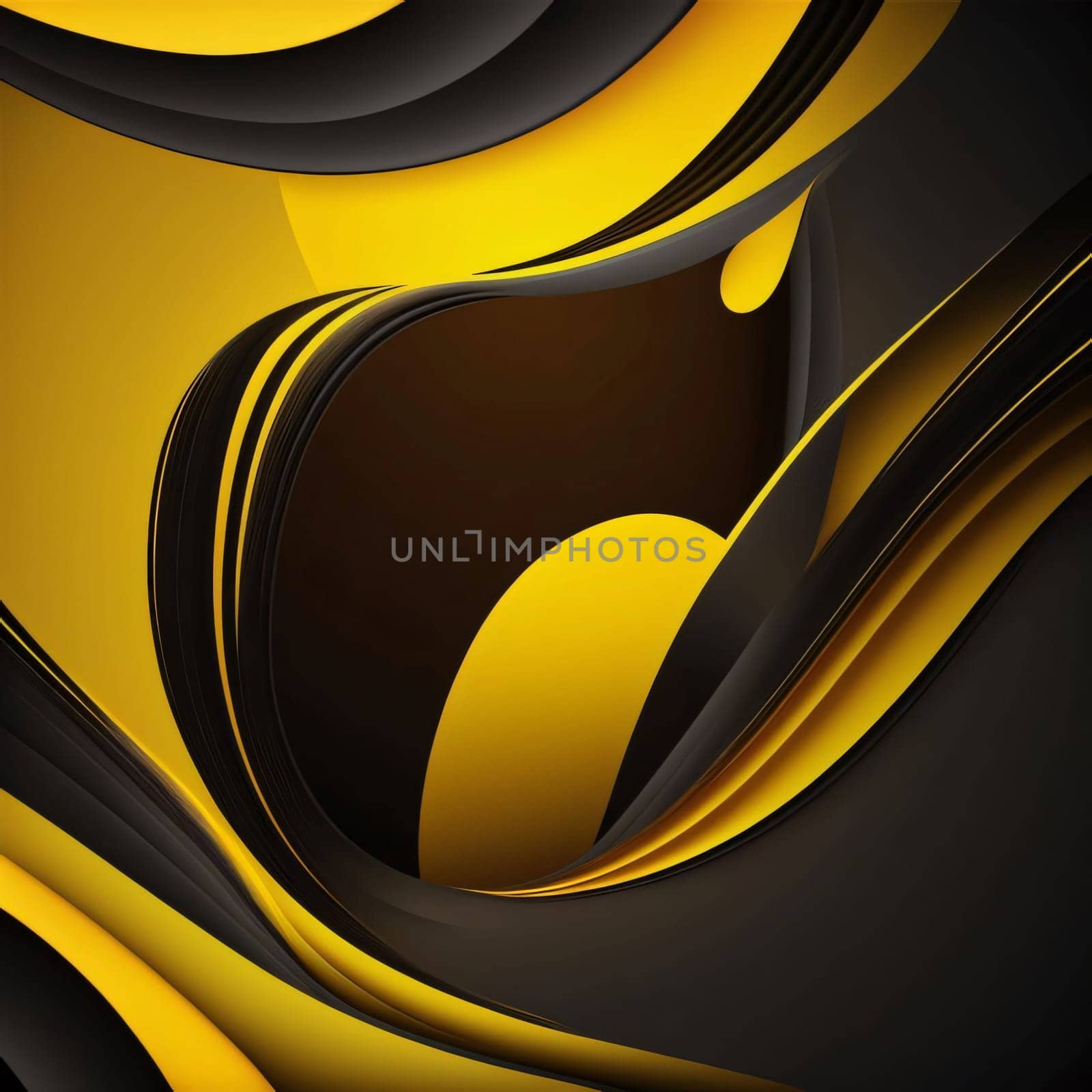 Abstract background design: Abstract background. Vector illustration. Eps 10. Black and yellow colors