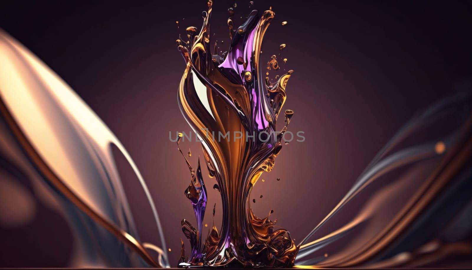 Abstract background design: 3d illustration of abstract geometric composition,digital art works. 3d rendering.