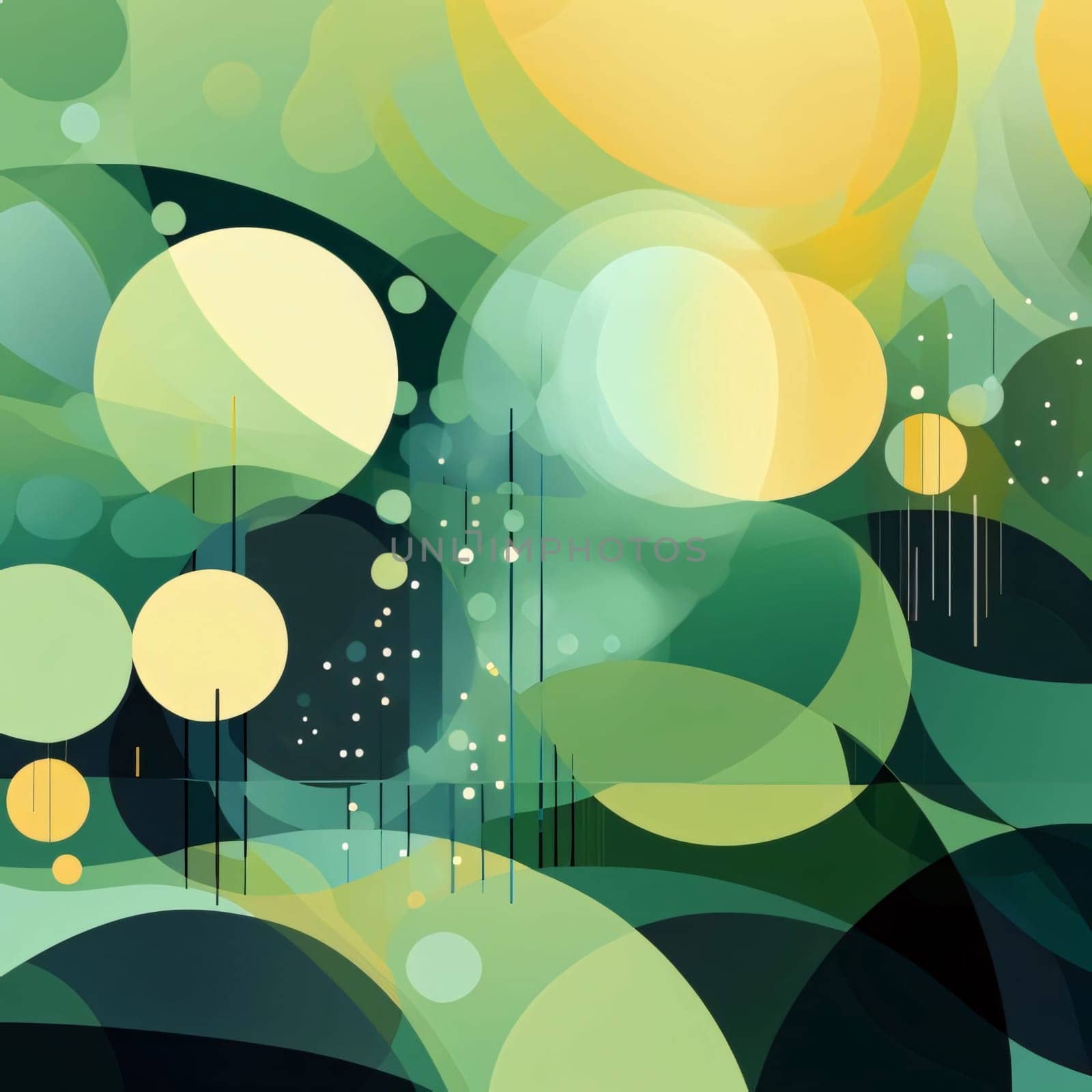 Abstract background design: Abstract background with circles and spots. Vector illustration for your design.