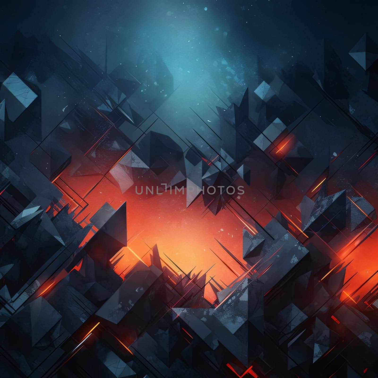 Abstract background design: Futuristic technology style abstract background, 3d render illustration.