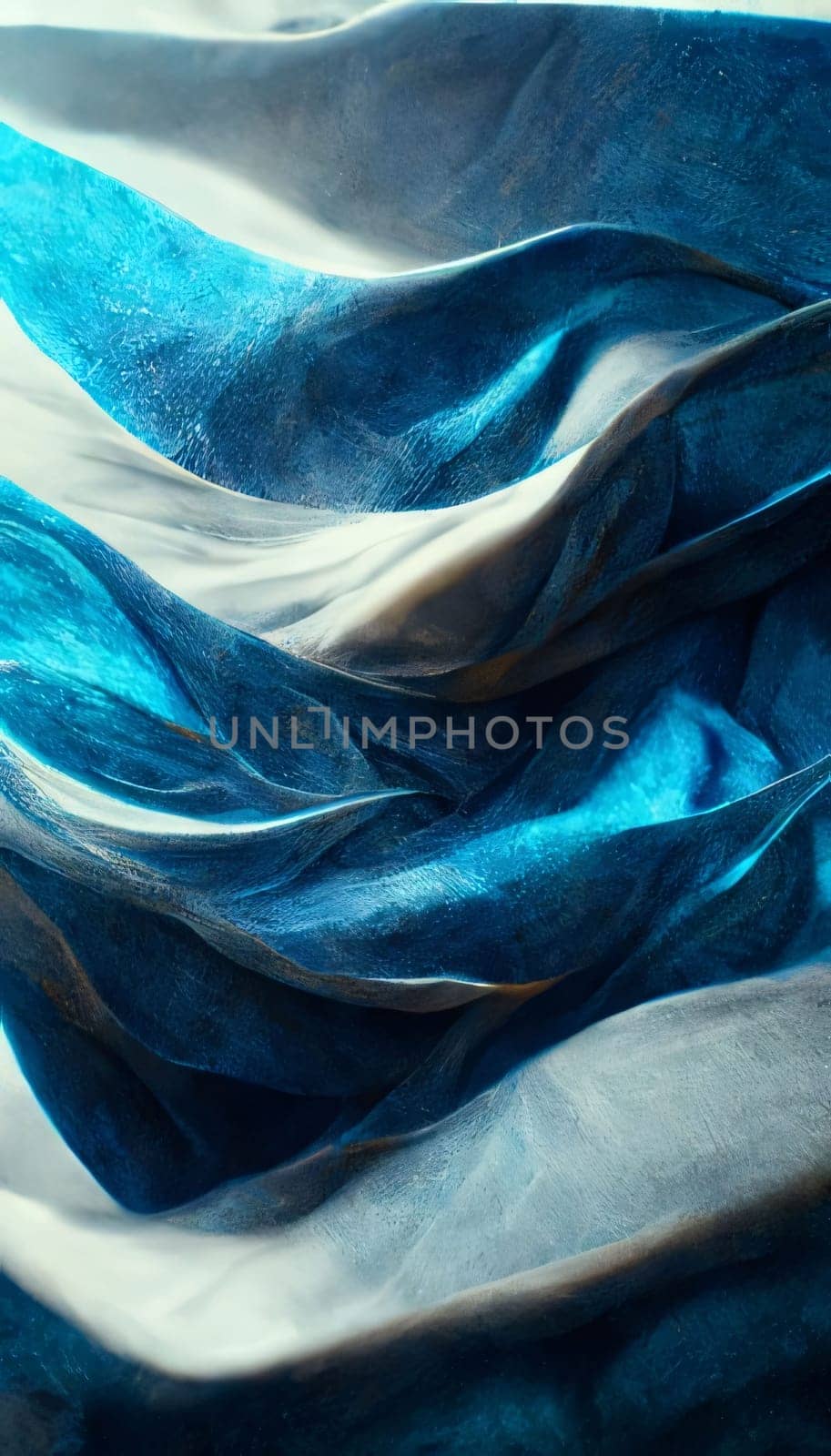 Blue silk fabric texture. tissue, textile, cloth, fabric, material, texture. photo studio by ThemesS