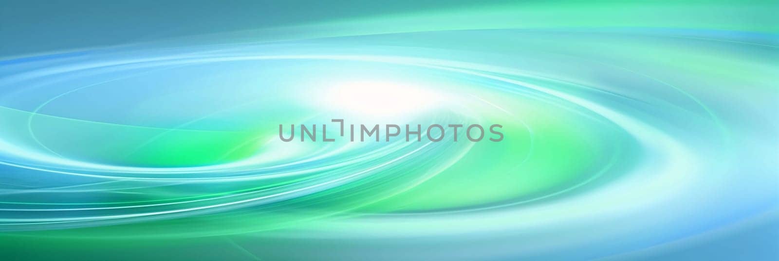 Abstract blue and green background with smooth lines. Vector illustration for your design. by ThemesS
