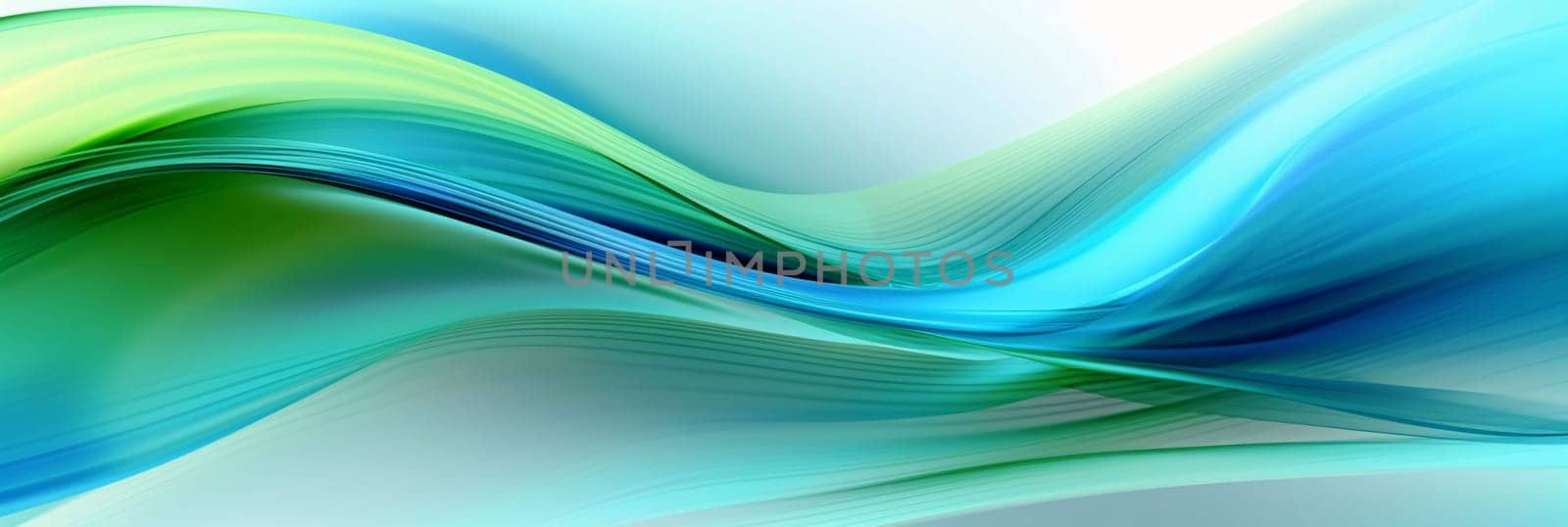 Abstract background. Multicolored gradient waves. 3d vector illustration by ThemesS