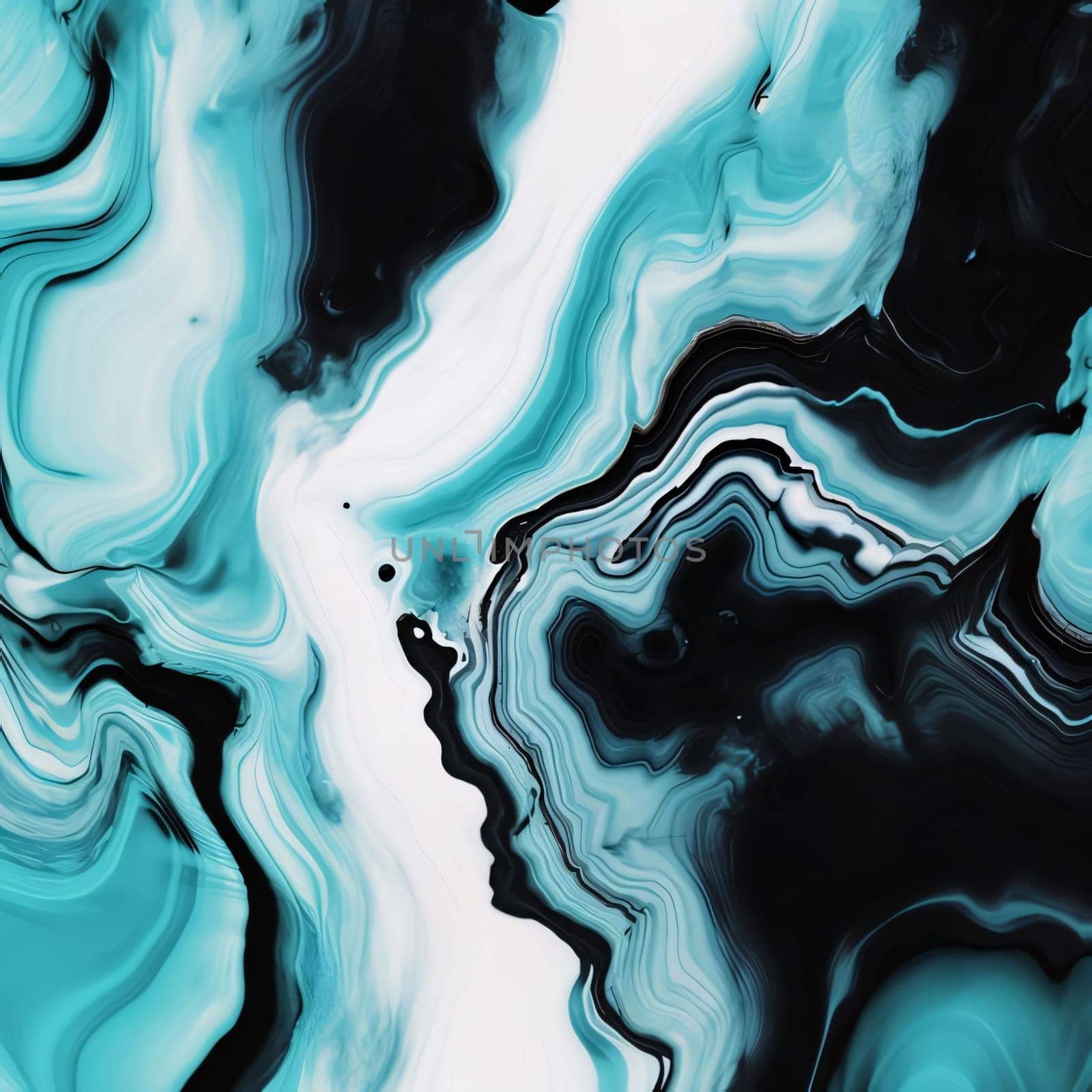 Abstract background design: abstract background with blue and black marble pattern, digitally generated image