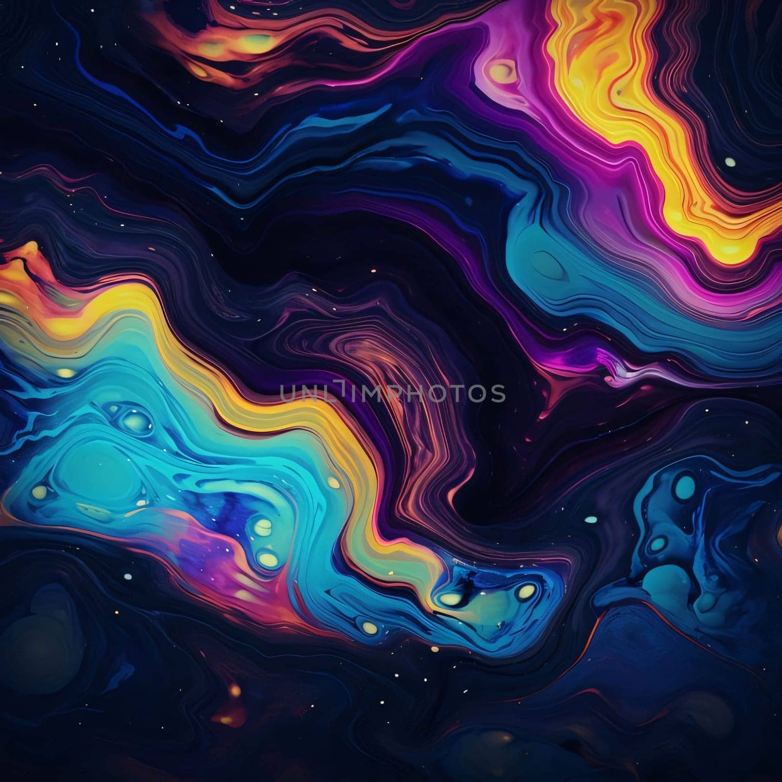 Abstract background design: Colorful psychedelic liquefaction background. Abstract psychedelic liquefaction background.